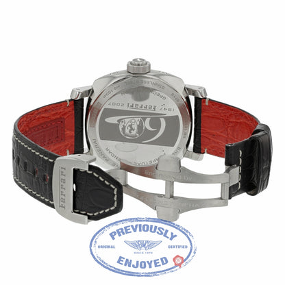 Panerai Ferrari Perpetual Calendar Special Edition Stainless Steel Black Dial FER 00015 BJY6YW - Beverly Hills Watch Company