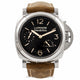Panerai Historic Luminor 1950 3 Days Power Reserve 47MM Stainless Steel Brown Calfskin Strap PAM00423 CMPMVE - Beverly Hills Watch Company Watch Store