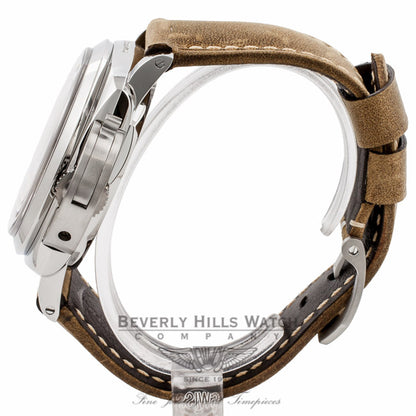 Panerai Historic Luminor 1950 3 Days Power Reserve 47MM Stainless Steel Brown Calfskin Strap PAM00423 CMPMVE - Beverly Hills Watch Company Watch Store