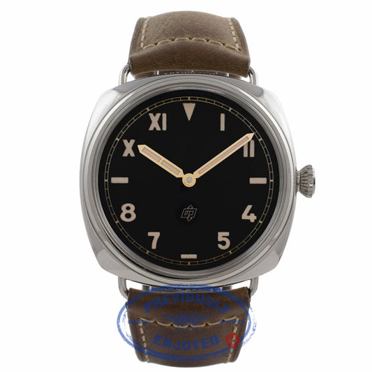 Panerai PAM00424 Radiomir 47mm Stainless Steel Case California Dial Manual Wind 3 Day Power Reserve Watch PAM00424 8E6X3K - Beverly Hills Watch Company Watch Store