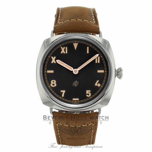 Panerai Radiomir California 3 Days Black Dial Light Brown Leather PAM00424 - Beverly Hills Watch