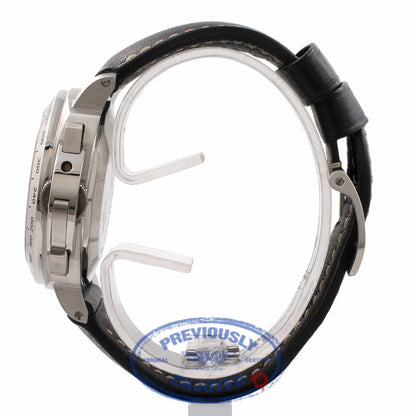 Panerai Luminor Chronograph Stainless Steel 44MM Black Dial Anthracite Sub-Dials PAM00162 LX2FTT - Beverly Hills Watch Company