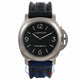 Panerai Luminor Base 44MM Titanium Black Dial Black Rubber Strap PAM00176 8LYV3K - Beverly Hills Watch Store