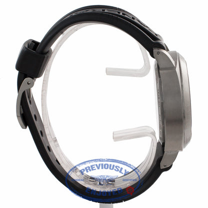 Panerai Luminor Base 44MM Titanium Black Dial Black Rubber Strap PAM00176 8LYV3K - Beverly Hills Watch Store