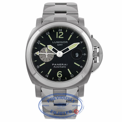 Panerai Luminor GMT 44MM Stainless Steel Titanium PAM00161 RHV3A9 - Beverly Hills Watch Company Watch Store