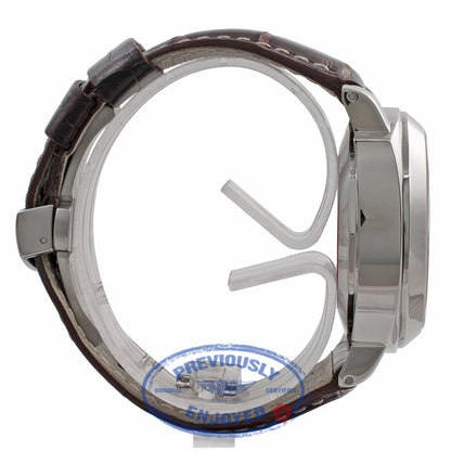 Panerai Luminor GMT 44MM Stainless Steel Black Dial Alligator Strap PAM00088 VM2KD8 - Beverly Hills Watch Store