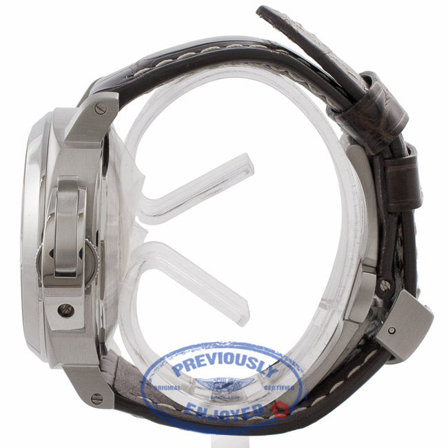 Panerai PAM00049 Luminor Marina 40MM Stainless Steel Case White Dial Automatic PAM00049 - L8F8PE - Beverly Hills Watch Company Watch Store