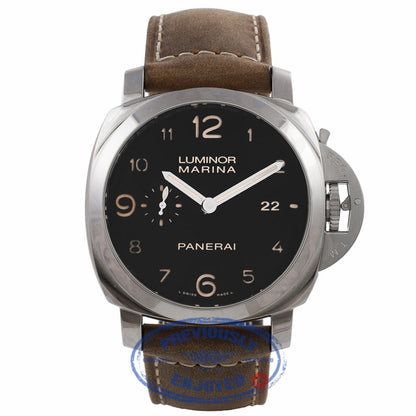 Panerai Luminor Marina 1950 3 Day Power Reserve Stainless Steel Automatic PAM00359 RDKQCN - Beverly Hills Watch Company Watch Store