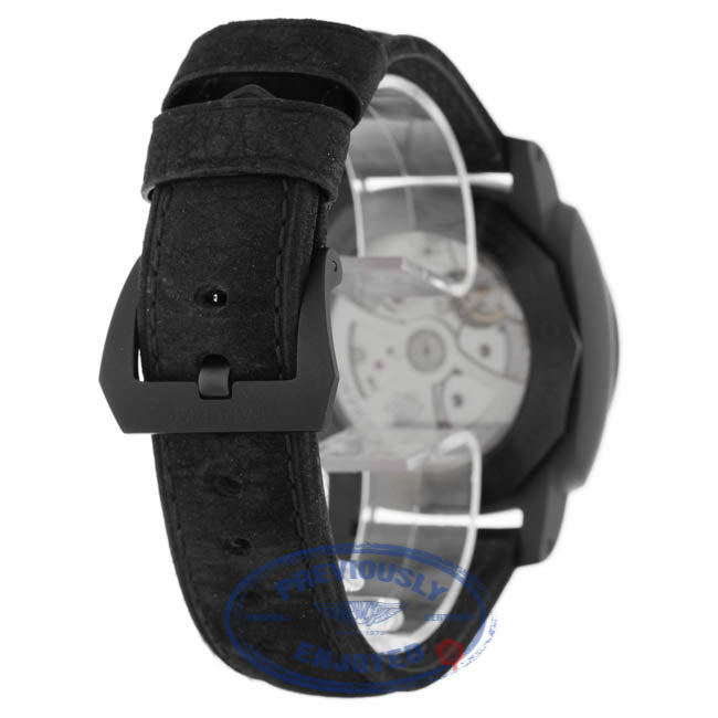 PANERAI Luminor 1950 10 Days Black Dial Ceramic Black Leather PAM00335 HTPD6R - Beverly Hills Watch Company