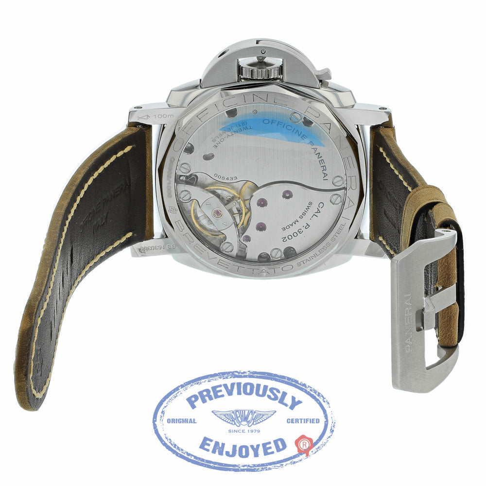 Panerai Historic Luminor 1950 3 Days Power Reserve 47MM Stainless Steel PAM00423 Z4VZE5 - Beverly Hills Watch Company