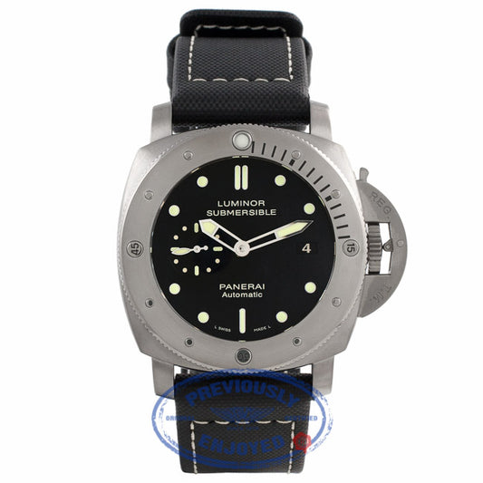 Panerai Luminor Submersible 1950 Titanium 47MM PAM00305 AACXT4 - Beverly Hills Watch Company Watch Store