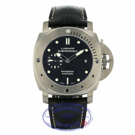 Panerai Luminor Submersible 1950 Titanium 47MM PAM00305 Y31HY1 - Beverly Hills Watch Company