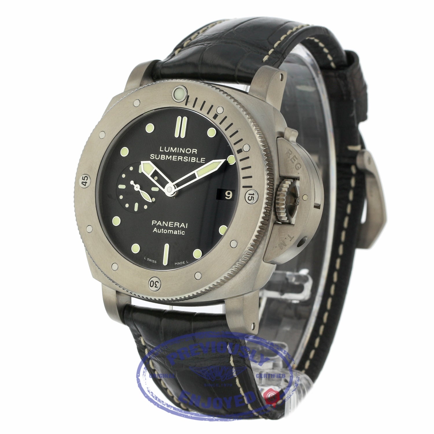 Panerai Luminor Submersible 1950 Titanium 47MM PAM00305 Y31HY1 - Beverly Hills Watch Company