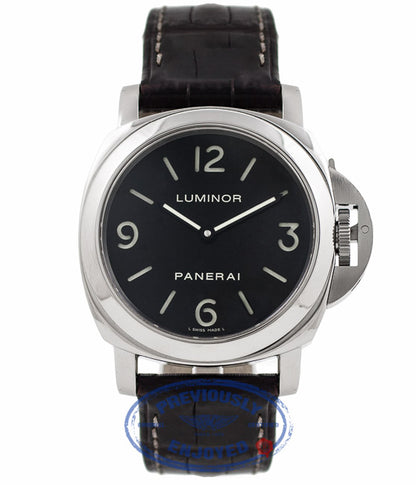 Panerai Luminor Base 44MM Black Dial PAM 112 GTDBT1 - Beverly Hills Watch Company Watch Store