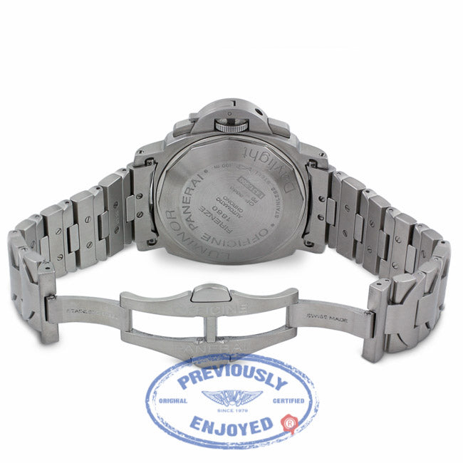 Panerai Luminor Daylight Chrono Auto 44mm Black Dial PAM00236 LQUZ5C - Beverly Hills Watch Company