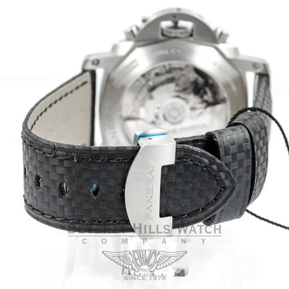 Panerai PAM00361 Luminor Flyback Stainless Steel Carbon Fiber Strap Watch -PAM361- Beverly Hills Watch Company Watches