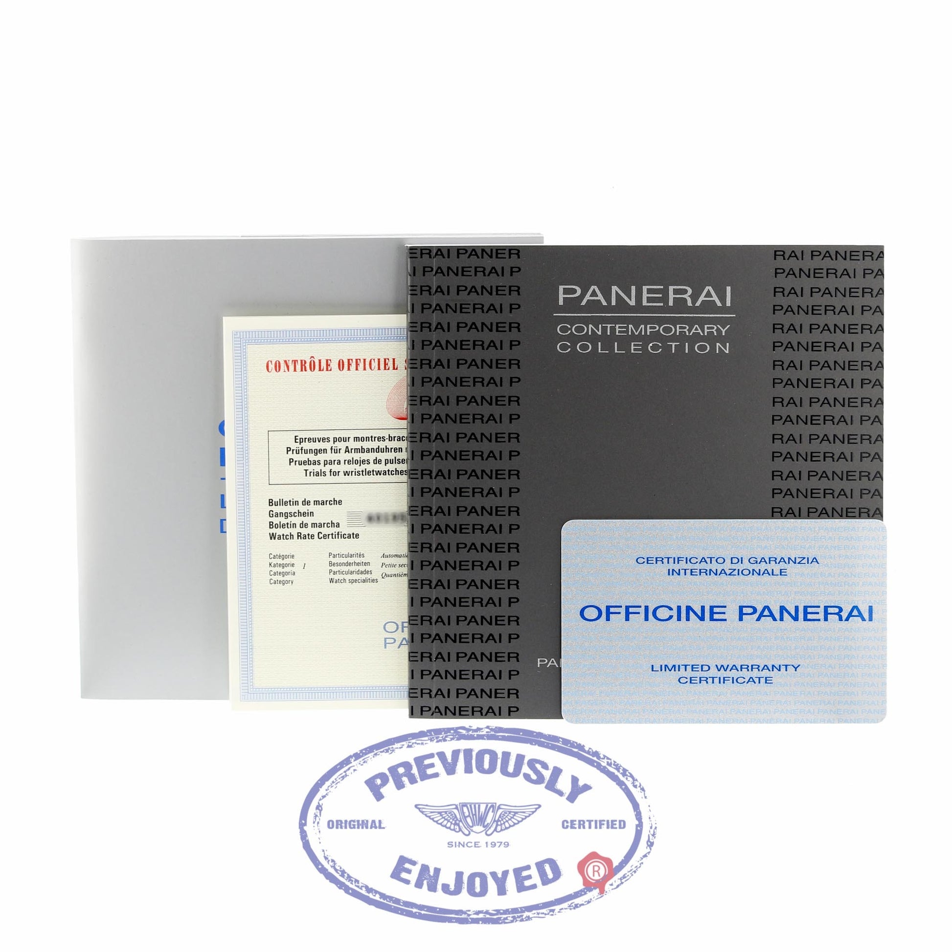 Panerai Luminor GMT 44MM Stainless Steel Black Dial Brown Alligator Strap PAM00088 XT4L9T - Beverly Hills Watch Company