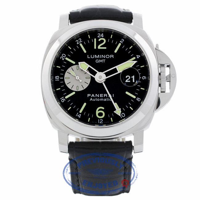 Panerai Luminor GMT 44mm Stainless Steel PAM00088 78H78V - Beverly Hills Watch Company