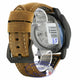 Panerai Luminor 1950 3 Days GMT Black Dial Brown Leather PAM00441 J8CUPU - Beverly Hills Watch