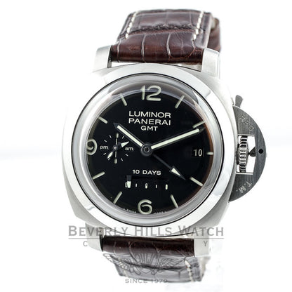 Panerai PAM000270 Luminor GMT 10 Day 1950 Case Stainless Steel Watch -PAM270- Beverly Hills Watch Company Watches