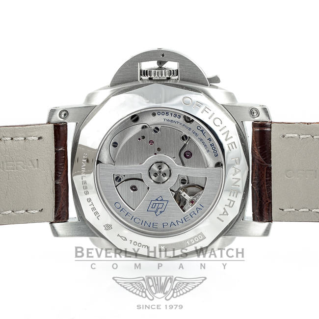 Panerai PAM000270 Luminor GMT 10 Day 1950 Case Stainless Steel Watch -PAM270- Beverly Hills Watch Company Watches