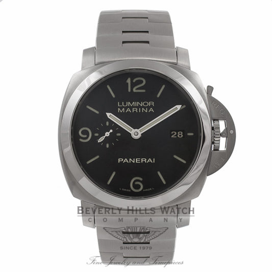 Panerai Luminor 1950 3 Days 44MM Stainless Steel Automatic PAM00328 CE3FLW - Beverly Hills Watch Company Watch Store