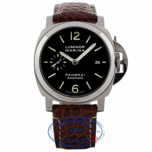 Panerai Luminor Marina Stainless Steel 40MM PAM00048 VF3ZC0 - Beverly Hills Watch Company Watch Store