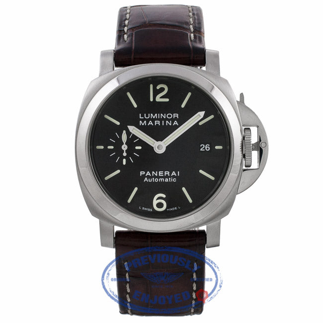 Panerai Luminor Marina Stainless Steel 40MM PAM00048 VF3ZC0 - Beverly Hills Watch Company Watch Store