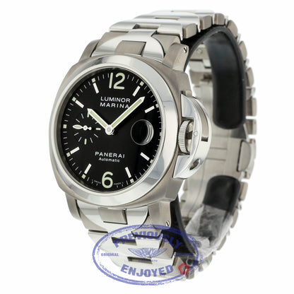 Panerai Luminor Marina 44MM Titanium Stainless Steel Black Dial PAM00220 ZLCJFV - Beverly Hills Watch