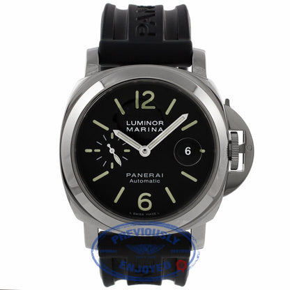 Panerai Luminor Marina Automatic 44mm Stainless Steel PAM00104 3DCTFZ - Beverly Hills Watch Company Watch Store