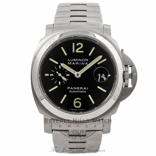 Panerai Luminor Marina 44MM Stainless Steel Automatic PAM00299 6WLGC6 - Beverly Hills Watch Company Watch Store