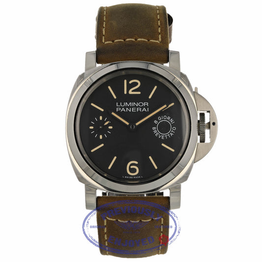 Panerai Luminor Marina Black Dial PAM00590 E7CFZ0 - Beverly Hills Watch