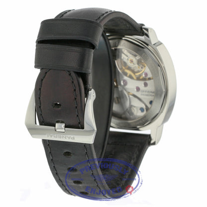 Panerai Luminor 44MM Manual Wind Stainless Steel Black Dial PAM00112 534QDY - Beverly Hills Watch