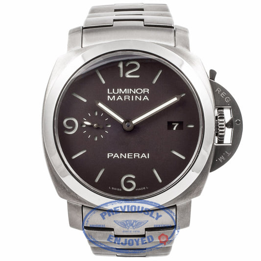 Panerai Luminor Marina 1950 Titanium PAM000352 UAK1DI -  Beverly Hills Watch Company Watch Store