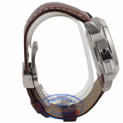 Panerai Luminor Marina Automatic Black Dial Stainless Steel PAM104 NV41UK - Beverly Hills Watch Company Watch Store