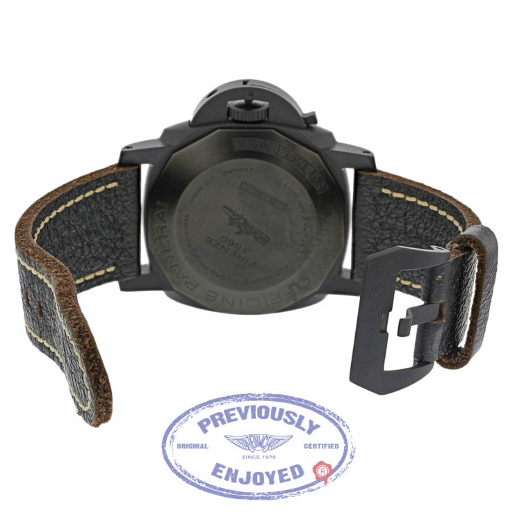 Panerai Luminor Submersible 1950 3 Days Automatic Ceramica Black PAM00508 282JJU - Beverly Hills Watch Company