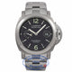 Panerai PAM00091 Luminor Marina Titanium Stainless Steel 44mm Case Anthracite Dial Bracelet PAM00091 U29QH6 - Beverly Hills Watch Company Watch Store