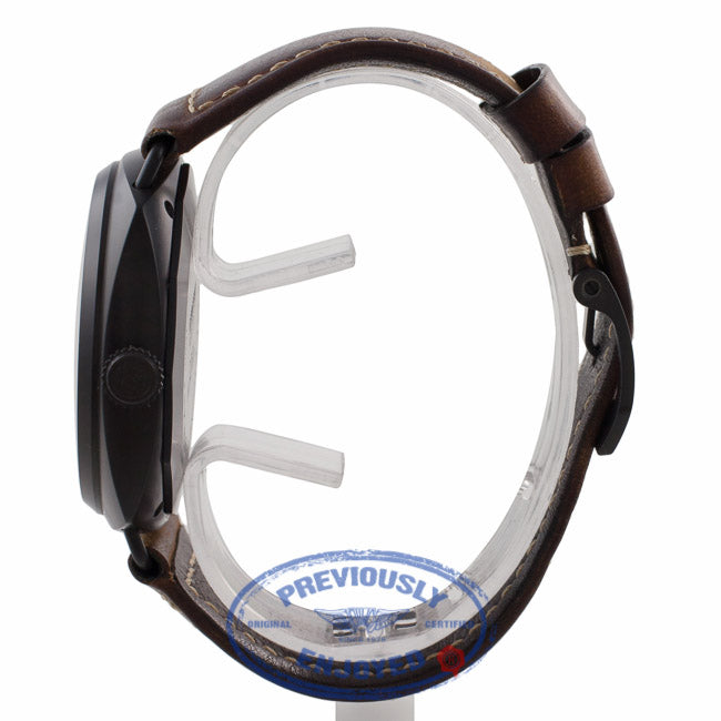 Panerai Radiomir Composite Marina Militare 8 Giorni 47MM Stainless Steel Brown Dial Brown Strap PAM00339 LMCTX2 - Beverly Hills Watch Company Watch Store