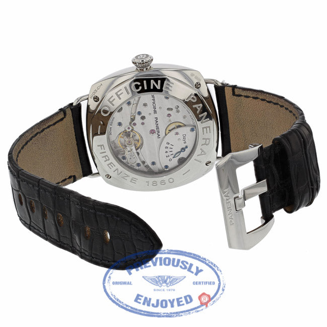 Panerai PAM 190 Radiomir 8 Day Mechanical Wound 45mm Stainless Steel PAM00190 0TXPNN - Beverly Hills Watch Company