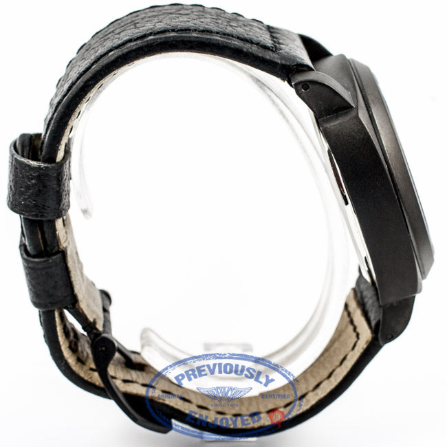 Panerai PAM00005 Luminor Marina Base 'Logo' 44mm Stainless Steel Black DLC Coated Case PAM05 Beverly Hills Watch Company Watch Store