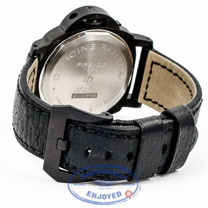 Panerai PAM00005 Luminor Marina Base 'Logo' 44mm Stainless Steel Black DLC Coated Case PAM05 Beverly Hills Watch Company Watch Store