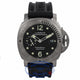 Panerai Luminor Submersible Black Dial Rubber Strap PAM00025 KE1H4F - Beverly Hills Watch Store