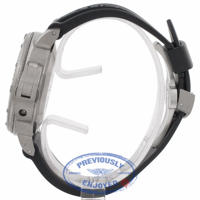 Panerai Luminor Submersible Black Dial Rubber Strap PAM00025 KE1H4F - Beverly Hills Watch Store