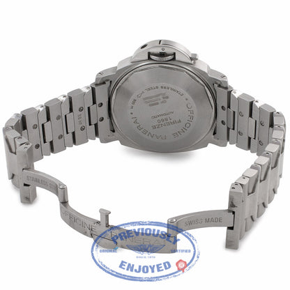 Panerai Luminor Marina 40MM Automatic White Dial Bracelet PAM00051 Z1WD5D - Beverly Hills Watch Company Watch Store