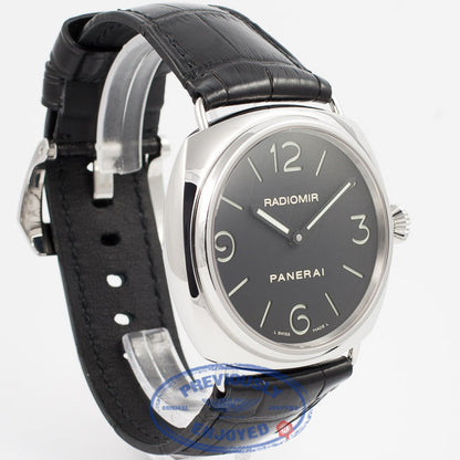 Panerai PAM00210 Radiomir 45mm Stainless Steel Case Black Dial Manual Wind Watch PAM210 Beverly Hills Watch Company Watch Store
