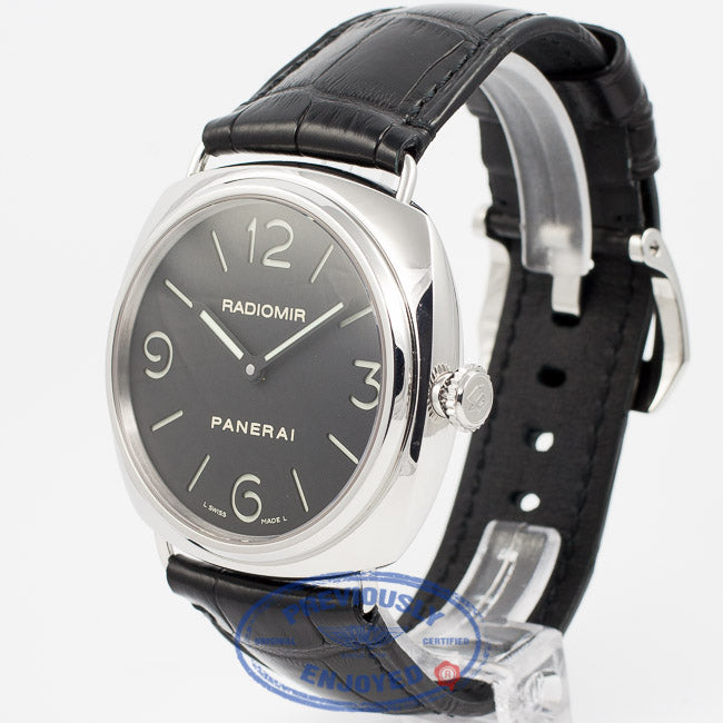 Panerai PAM00210 Radiomir 45mm Stainless Steel Case Black Dial Manual Wind Watch PAM210 Beverly Hills Watch Company Watch Store
