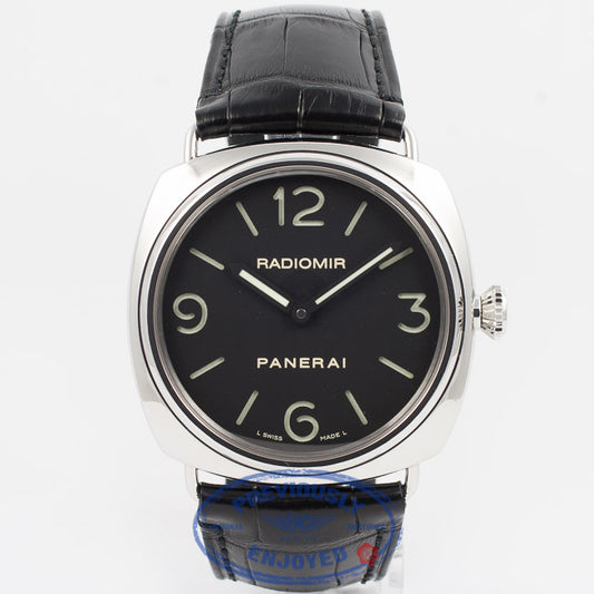 Panerai PAM00210 Radiomir 45mm Stainless Steel Case Black Dial Manual Wind Watch PAM210 Beverly Hills Watch Company Watch Store