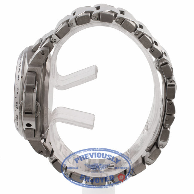 Panerai Luminor Titanium 40MM Grey Dial Chronograph Bracelet PAM00121 2H0F7D - Beverly Hills Watch Company Watch Store