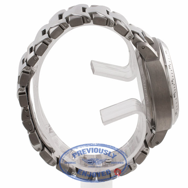 Panerai Luminor Titanium 40MM Grey Dial Chronograph Bracelet PAM00121 2H0F7D - Beverly Hills Watch Company Watch Store