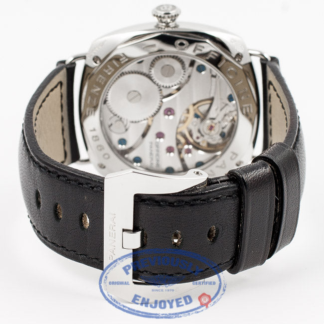 Panerai PAM00183 Radiomir Black Seal 45mm Stainless Steel Case Manual Wind Black Sandwich Dial Manual Wind Watch PAM183 Beverly Hills Watch Company Watch Store